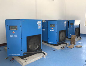 东口机电空压机用于山东某包装材料公司